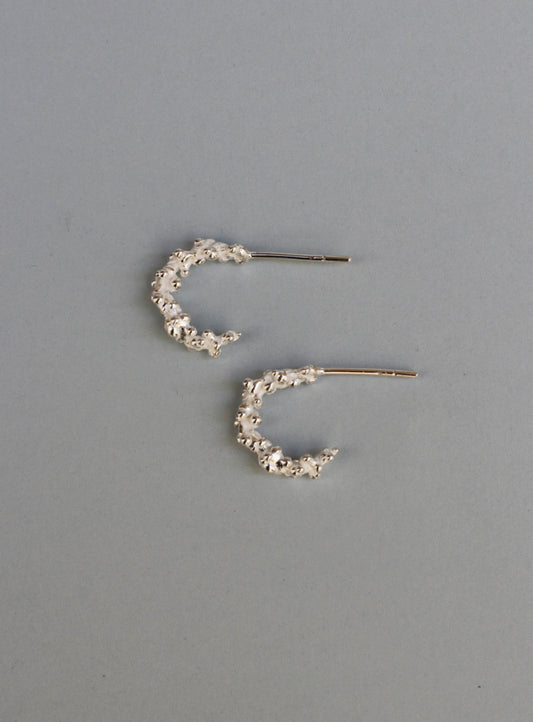 Pendientes Pluja pequeñas plata