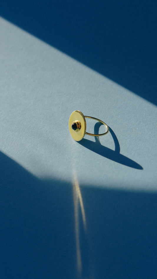 Anillo Astres oro 1 Turmalina