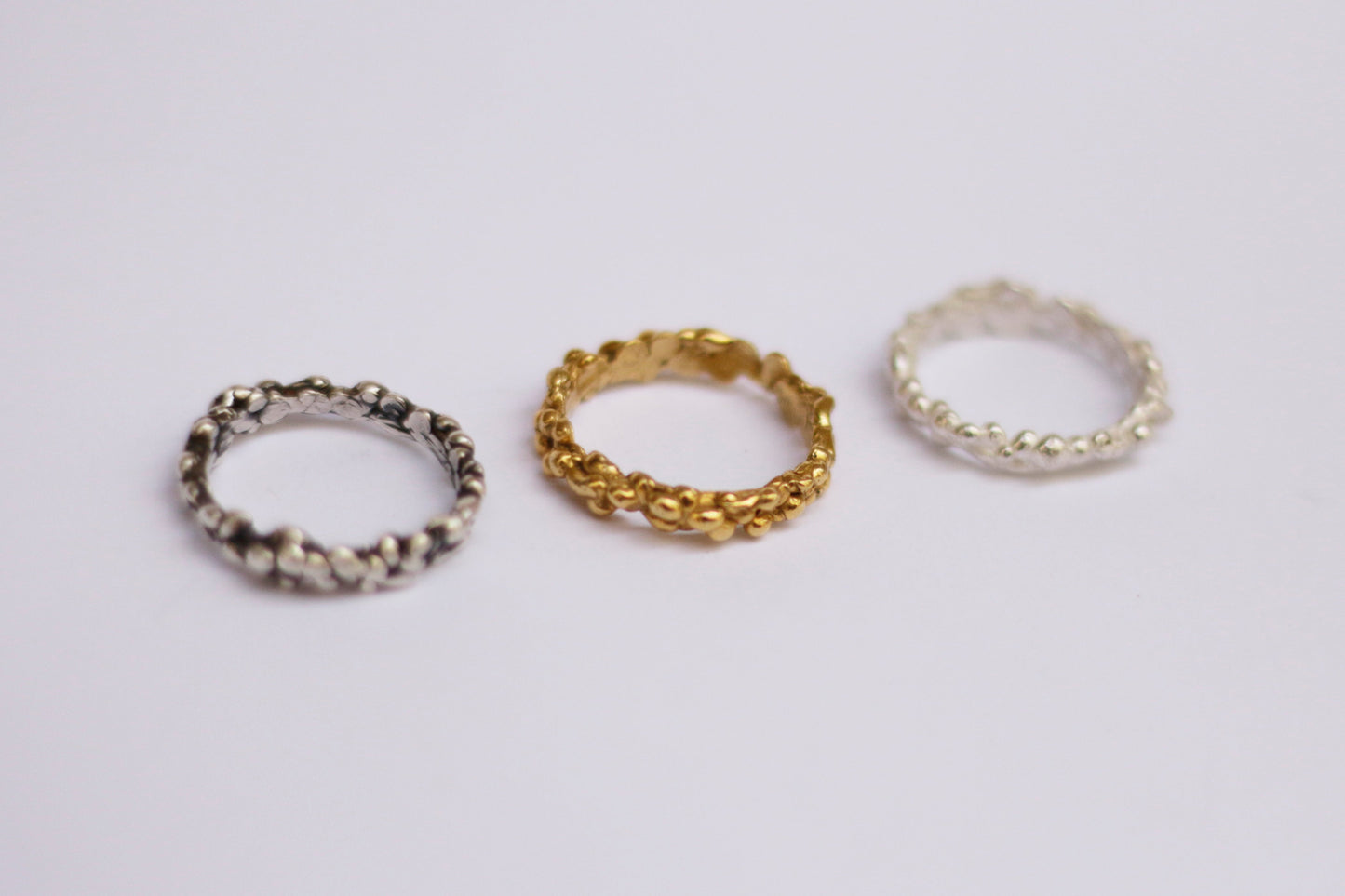 Pluja golden thin ring