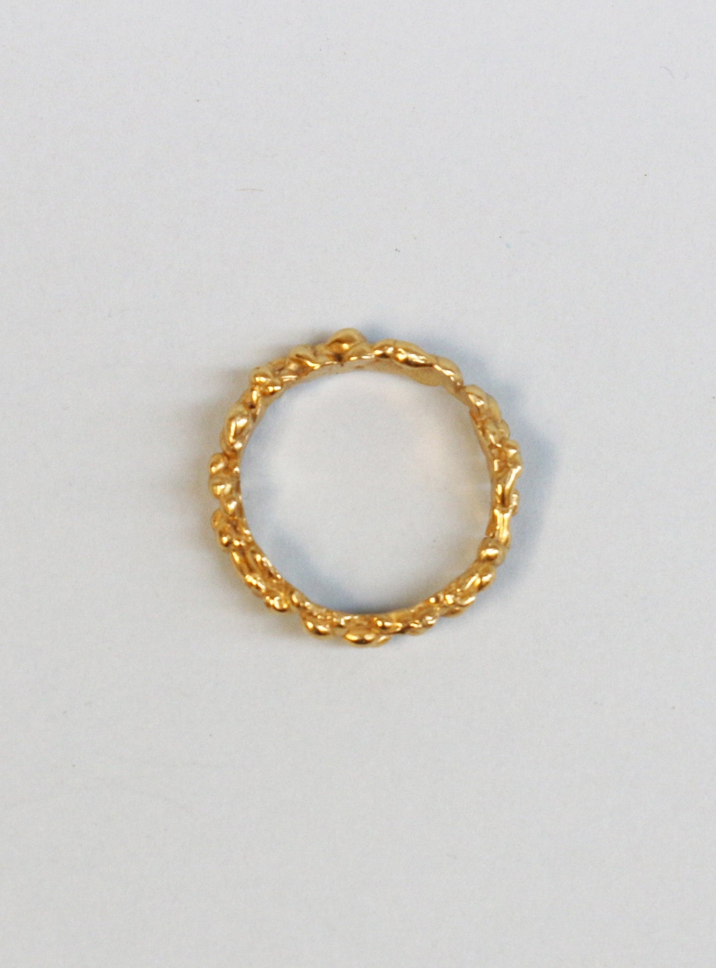 Pluja golden thin ring