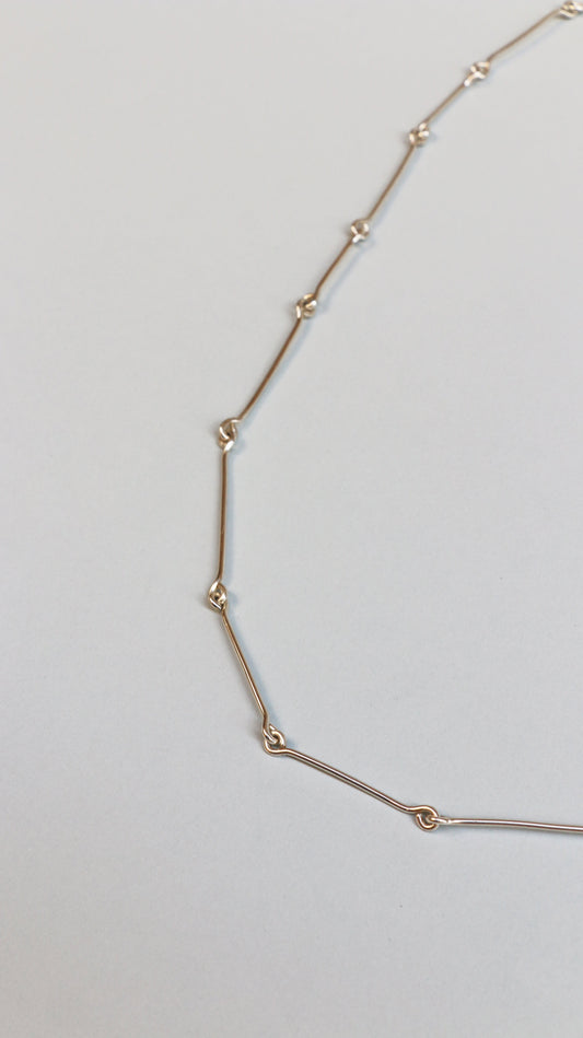 Collar Constel·lacions regular largo baño oro