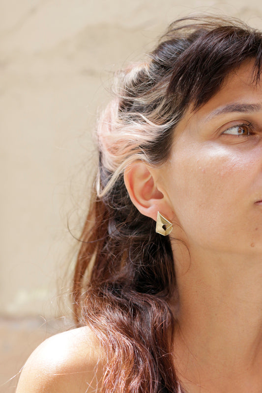 Geometries large earrings