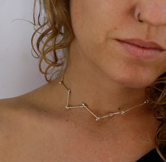Constel·lacions irregular short necklace